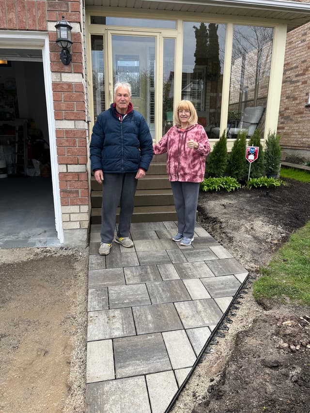 New interlock & steps and a happy thumbs up to match